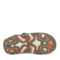 Sandales Sport VERT Garçon Motif Multicolore Scratch