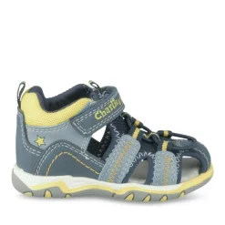 Sandales Trekking BLEU Garçon Motif Etoiles Scratch