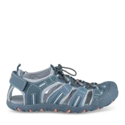 Sandales Trekking BLEU Garçon Motif Uni Scratch