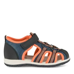 Sandales Trekking BLEU Garçon Motif Multicolore Scratch