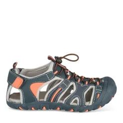 Sandales Trekking BLEU Garçon Motif Multicolore Scratch