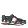 Sandales Trekking BLEU Garçon Motif Uni Scratch