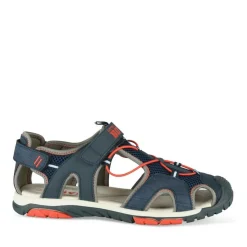 Sandales Trekking BLEU Garçon Motif Uni Scratch