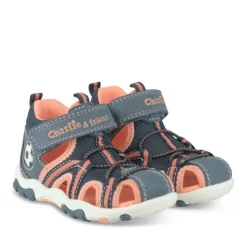 Sandales Trekking BLEU Garçon Motif Uni Scratch