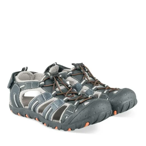 Sandales Trekking BLEU Garçon Motif Multicolore Scratch
