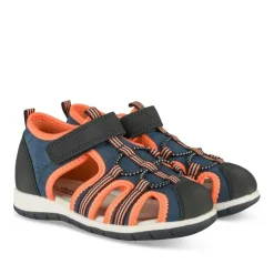 Sandales Trekking BLEU Garçon Motif Multicolore Scratch