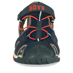 Sandales Trekking BLEU Garçon Motif Uni Scratch