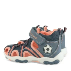 Sandales Trekking BLEU Garçon Motif Uni Scratch