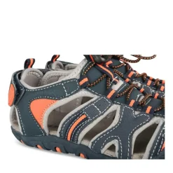 Sandales Trekking BLEU Garçon Motif Multicolore Scratch
