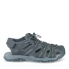 Sandales Trekking GRIS Garçon Motif Uni Scratch