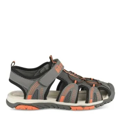 Sandales Trekking GRIS Garçon Motif Multicolore Scratch