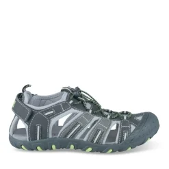 Sandales Trekking GRIS Garçon Motif Uni Scratch