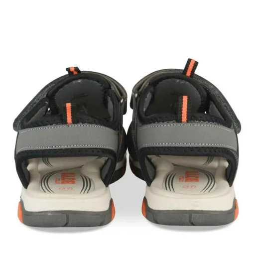 Sandales Trekking GRIS Garçon Motif Multicolore Scratch