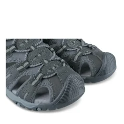 Sandales Trekking GRIS Garçon Motif Uni Scratch