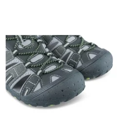 Sandales Trekking GRIS Garçon Motif Uni Scratch