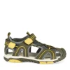 Sandales Trekking KAKI Garçon Motif Multicolore Scratch