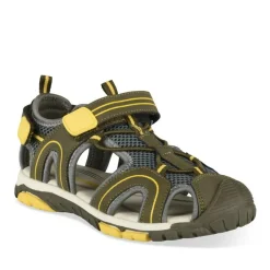 Sandales Trekking KAKI Garçon Motif Multicolore Scratch
