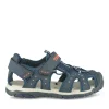 Sandales Trekking MARINE Garçon Motif Uni Scratch