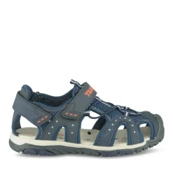 Sandales Trekking MARINE Garçon Motif Uni Scratch