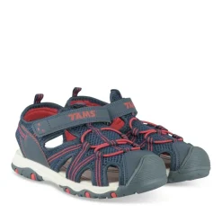Sandales Trekking MARINE Garçon Motif Uni Scratch