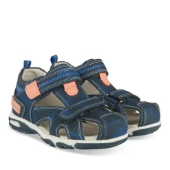 Sandales Trekking MARINE Garçon Motif Camouflage Scratch