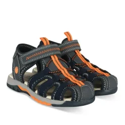 Sandales Trekking MARINE Garçon Motif Uni Scratch