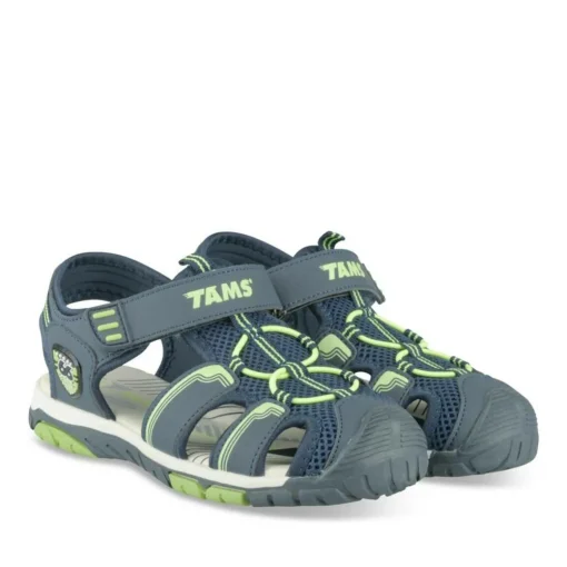 Sandales Trekking MARINE Garçon Motif Uni Scratch