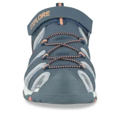 Sandales Trekking MARINE Garçon Motif Uni Scratch