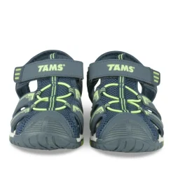 Sandales Trekking MARINE Garçon Motif Uni Scratch