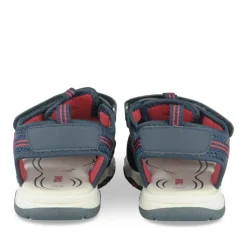 Sandales Trekking MARINE Garçon Motif Uni Scratch