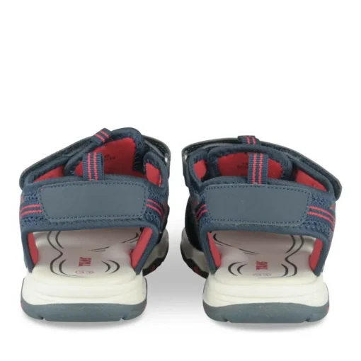 Sandales Trekking MARINE Garçon Motif Uni Scratch
