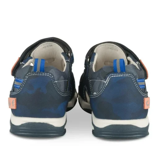 Sandales Trekking MARINE Garçon Motif Camouflage Scratch