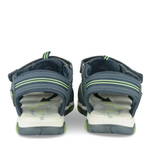 Sandales Trekking MARINE Garçon Motif Uni Scratch