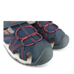 Sandales Trekking MARINE Garçon Motif Uni Scratch