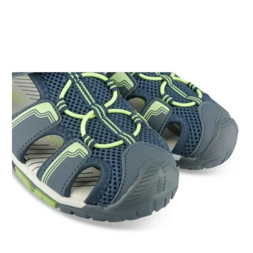 Sandales Trekking MARINE Garçon Motif Uni Scratch