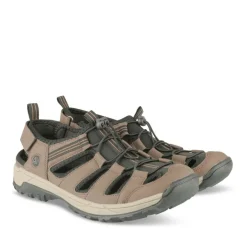 Sandales Trekking MARRON Homme Motif Uni Scratch