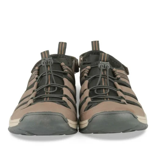 Sandales Trekking MARRON Homme Motif Uni Scratch