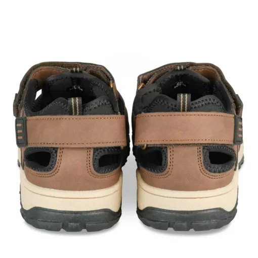Sandales Trekking MARRON Homme Motif Uni Scratch