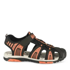 Sandales Trekking NOIR Garçon Motif Multicolore Scratch