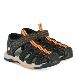 Sandales Trekking NOIR Garçon Motif Multicolore Scratch