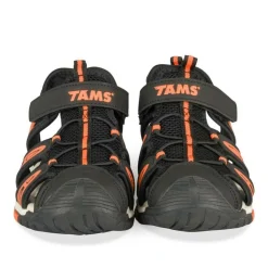 Sandales Trekking NOIR Garçon Motif Multicolore Scratch