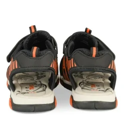 Sandales Trekking NOIR Garçon Motif Multicolore Scratch
