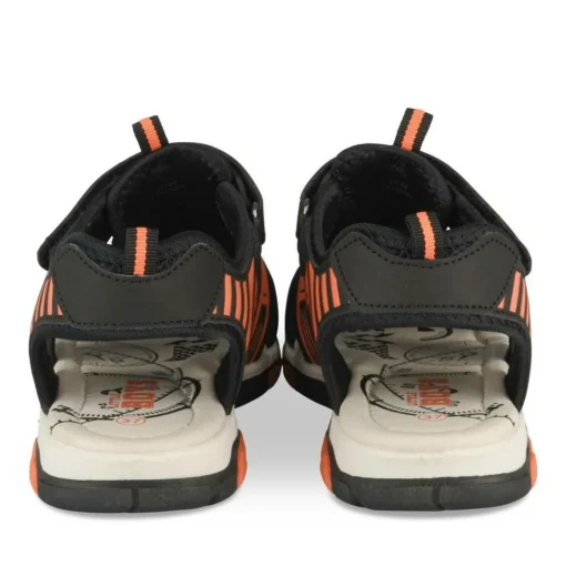 Sandales Trekking NOIR Garçon Motif Multicolore Scratch