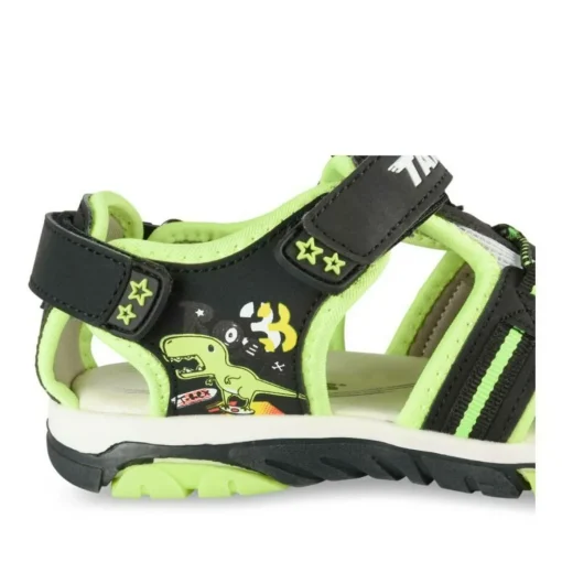 Sandales Trekking NOIR Garçon Motif Animal Scratch