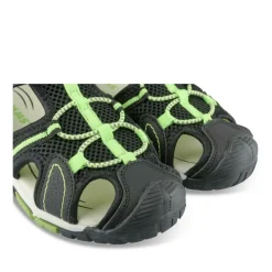 Sandales Trekking NOIR Garçon Motif Uni Scratch