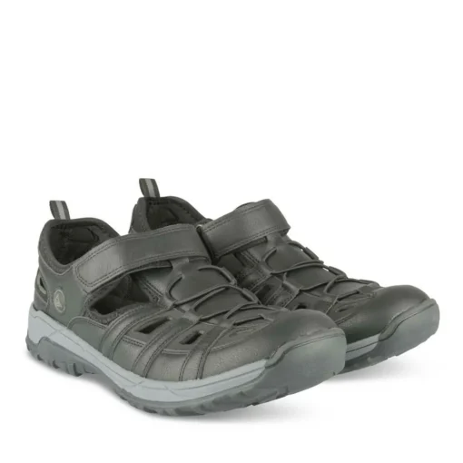 Sandales Trekking NOIR Homme Motif Uni Scratch
