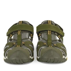 Sandales Trekking VERT Garçon Motif Multicolore Scratch