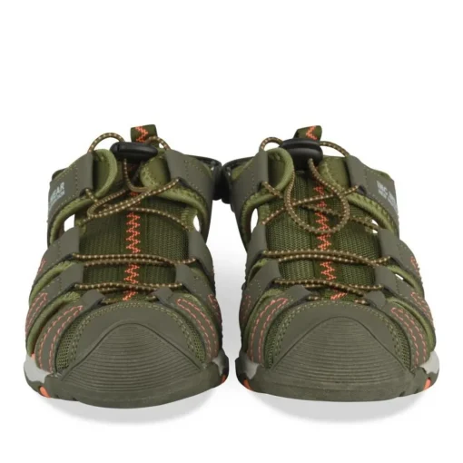 Sandales Trekking VERT Garçon Motif Multicolore Scratch