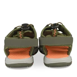 Sandales Trekking VERT Garçon Motif Multicolore Scratch