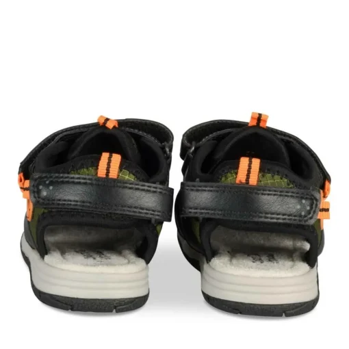 Sandales Trekking VERT Garçon Motif Multicolore Scratch